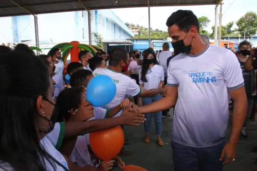 Imagem ilustrativa da imagem Projeto Craque do Amanhã recebe jogador do Fluminense em São Gonçalo