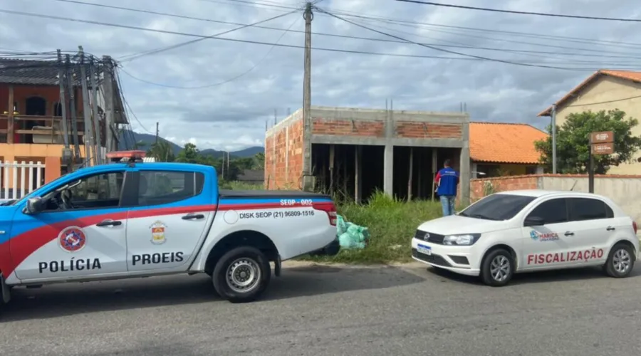 Imagem ilustrativa da imagem Após intimação prefeitura embarga construções irregulares em Maricá