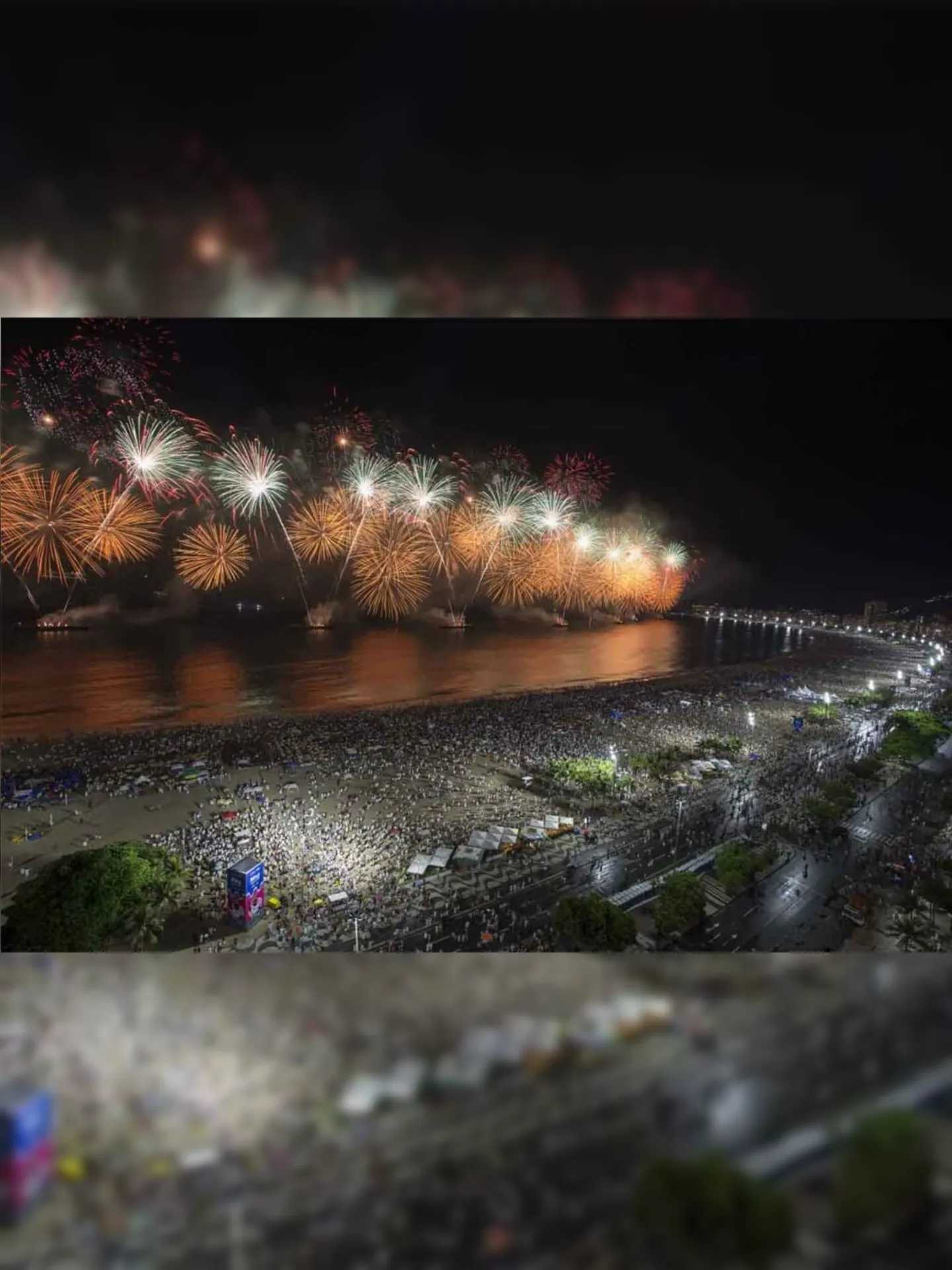 Imagem ilustrativa da imagem Além da festa, réveillon de Copacabana é marcado por arrastão e feridos