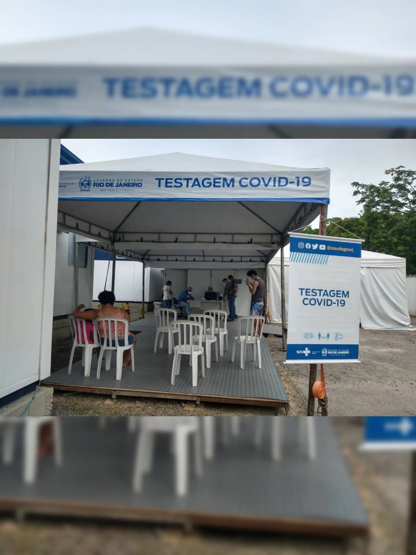 Imagem ilustrativa da imagem Governo inaugura novo ponto de testagem contra Covid em São Gonçalo