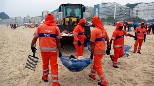 Imagem ilustrativa da imagem Mais de 160 toneladas de lixo recolhidas em Copacabana