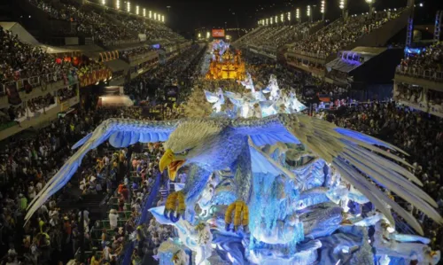 Desfile das escolas de samba do Grupo Especial no Sambódromo da Marquês de Sapucaí. Portela.