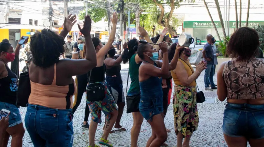 Protesto Moeda Arariboia em Niterói - Alex Ramos - Enfoco