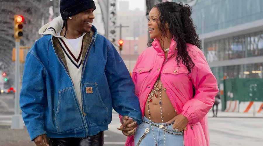 Imagem ilustrativa da imagem É oficial: Rihanna está grávida de seu primeiro filho com o rapper A$AP Rocky