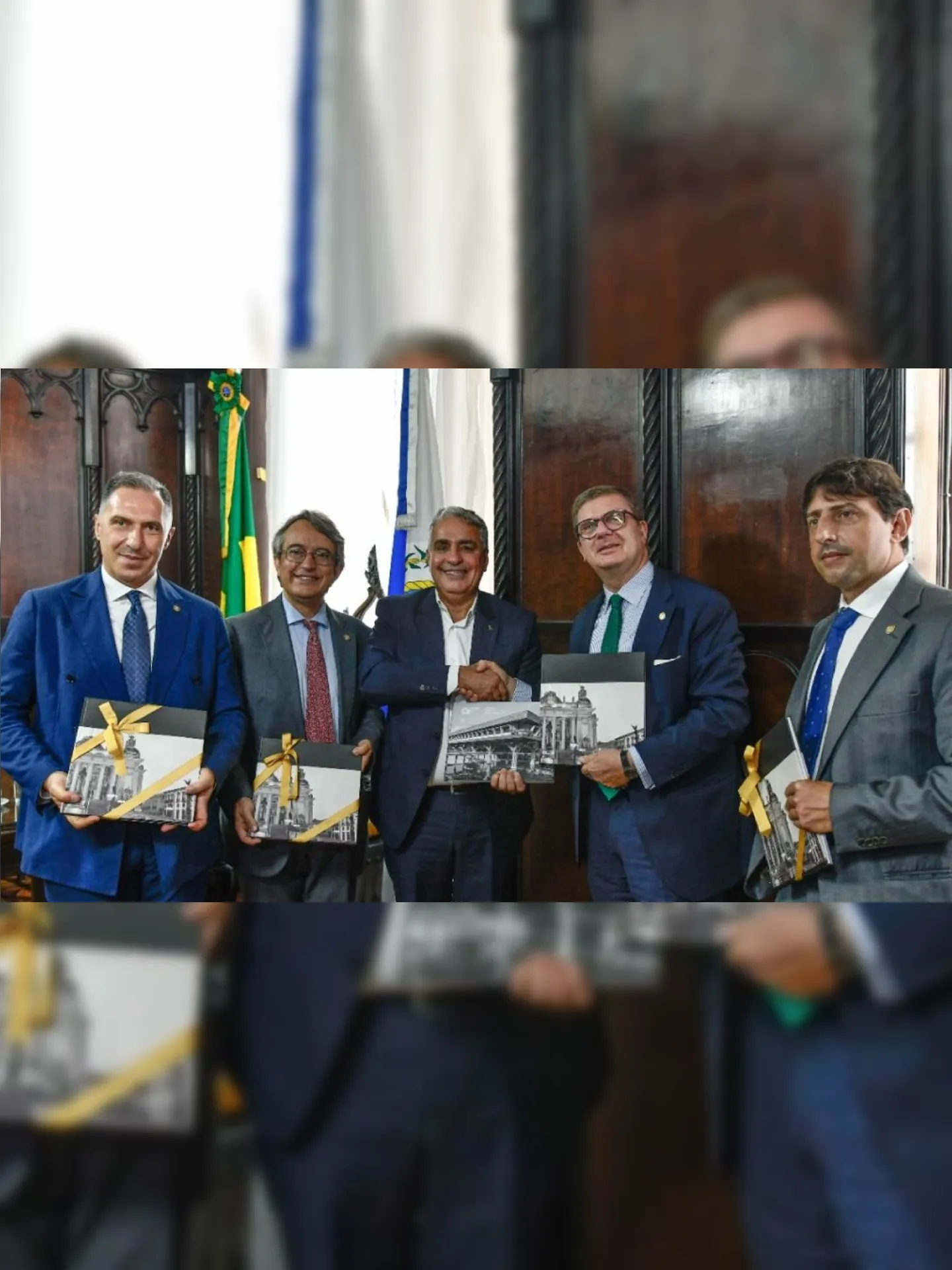 Imagem ilustrativa da imagem Presidente da Alerj recebe embaixador da Itália no Palácio Tiradentes