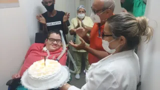 Imagem ilustrativa da imagem Paciente ganha festa de aniversário em hospital de São Gonçalo