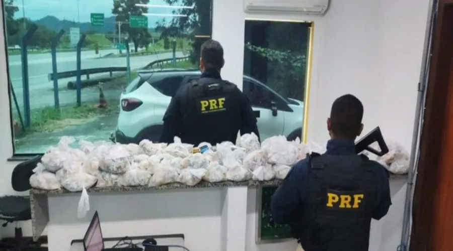 Imagem ilustrativa da imagem PRF apreende carga de drogas avaliada em R$ 100 mil